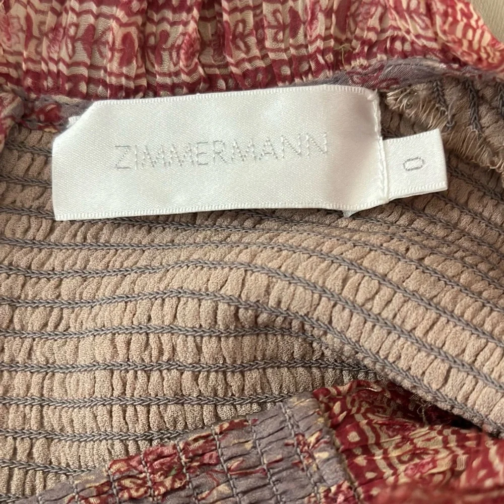 Zimmermann Silk-Blend Floral Long-Sleeve Juniper Playsuit Romper - Picture 8 of 9